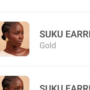 Elegant Gold Khoi SUKU Earrings